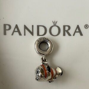 Pandora Disney Clownfish Nemo Charm in Silver and Orange